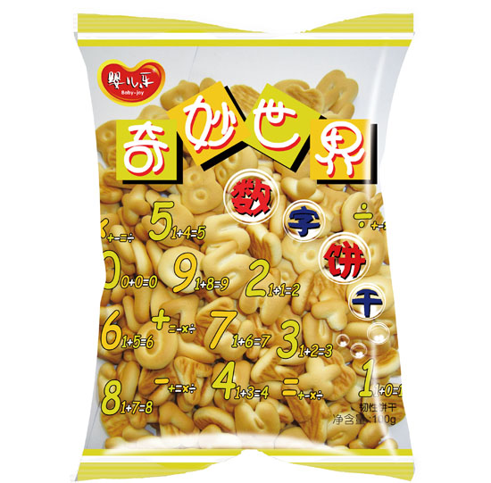 嬰兒樂奇妙世界數(shù)字餅干