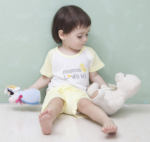 樂友孕嬰童T恤短褲套裝