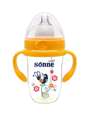 小太陽Tritan奶瓶-黃色