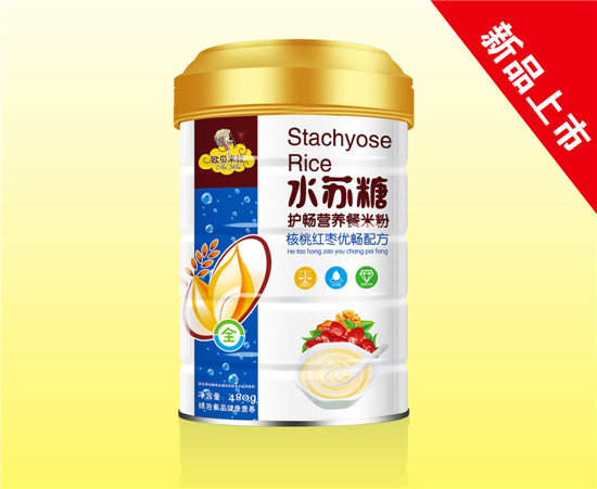 歐貝米拉水蘇糖護(hù)暢營(yíng)養(yǎng)餐米粉核桃紅棗配方聽(tīng)裝