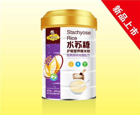 歐貝米拉水蘇糖護(hù)暢營(yíng)養(yǎng)餐米粉原味純香配方聽(tīng)裝