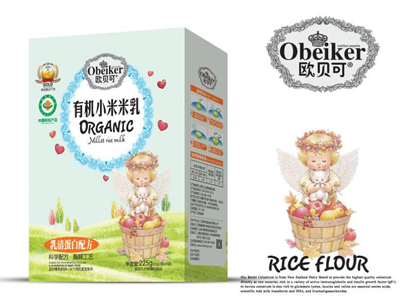 歐貝可有機小米米乳-乳清蛋白配方盒裝