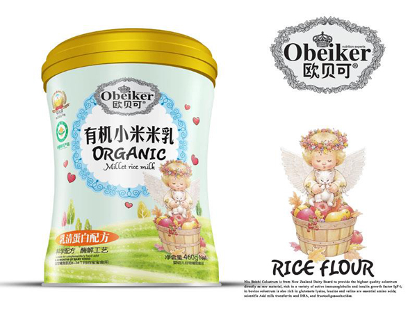 歐貝可有機小米米乳-乳清蛋白配方桶裝