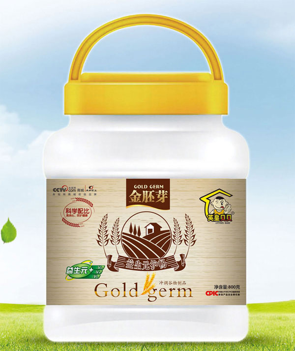 英皇貝貝益生元護(hù)暢金胚芽米粉