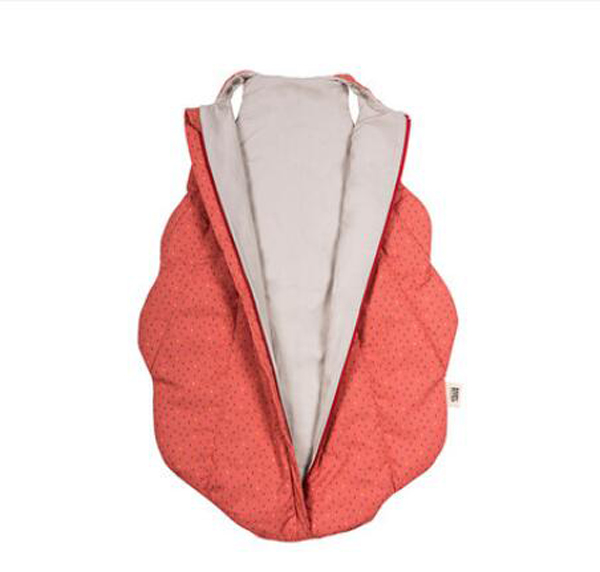 西班牙baby bites嬰兒背心式小海貝睡袋 珊瑚色