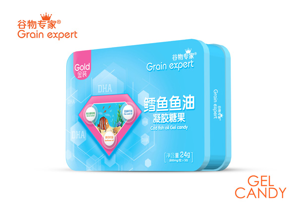 谷物專家鱈魚魚油凝膠糖果