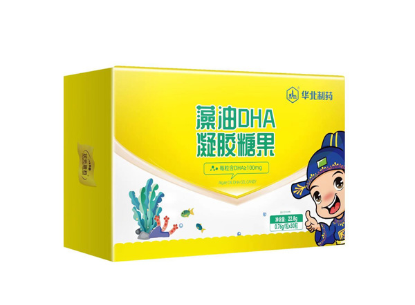 狀元搭檔藻油DHA凝膠糖果橫盒