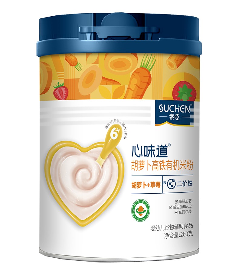 素臣心味道®胡蘿卜高鐵有機米粉