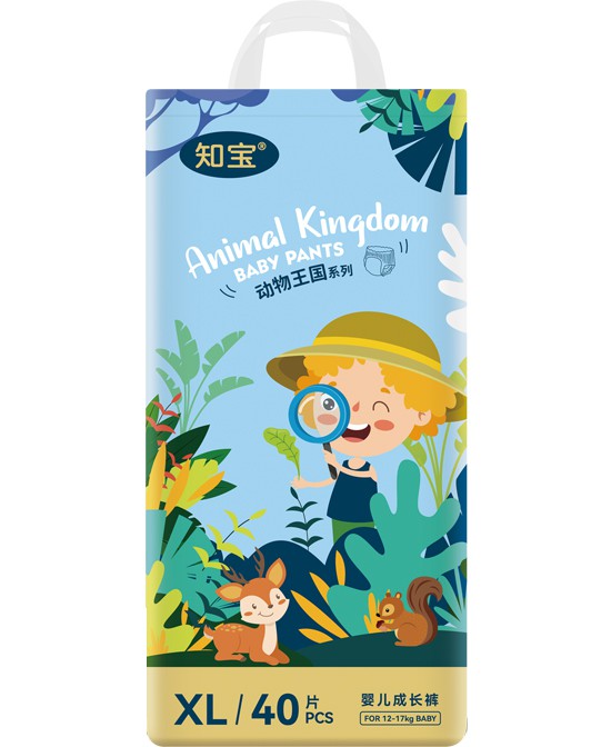 我懂寶寶動物王國成長褲XL