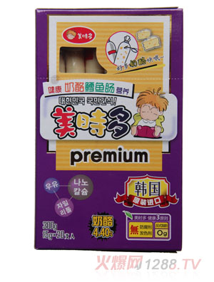 美時(shí)多奶酪魚(yú)腸300g