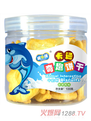 威樂佳動物餅干牛奶味