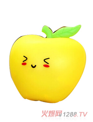 柯麗雅趣味蘋果插電開關(guān)小夜燈