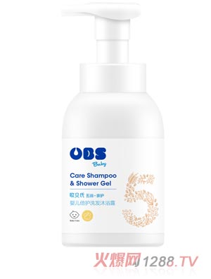 歐貝氏嬰兒倍護洗發(fā)沐浴露300ml
