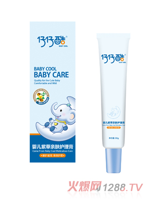仔仔酷嬰兒紫草親膚護(hù)理膏