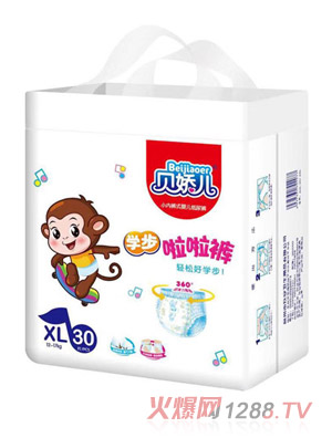 貝嬌兒學步啦啦褲XL30