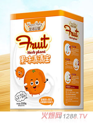 金諾貝嬰果味清清寶香橙味