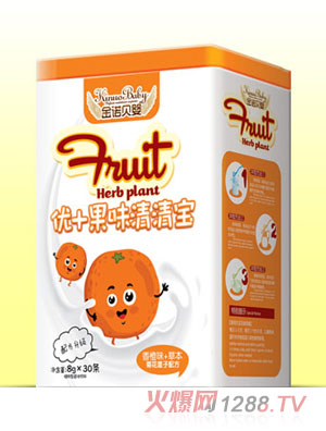 金諾貝嬰優(yōu)+果味清清寶香橙味