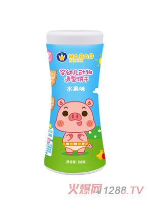 媽寶王國動(dòng)物造型餅干 水果味