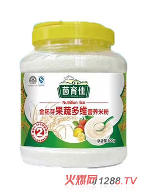 茵育佳金胚芽果蔬多維營養(yǎng)米粉