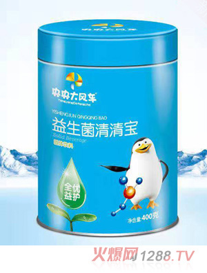 央央大風車益生菌清清寶罐裝