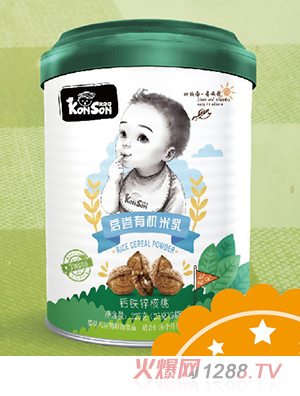 孔仔仔啟嘗有機米乳 鈣鐵鋅核桃