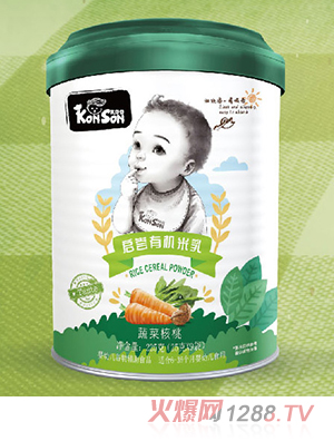 孔仔仔啟嘗有機米乳 蔬菜核桃