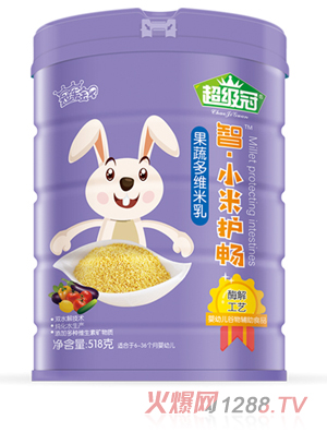 超級冠智護果蔬多維小米護暢米乳