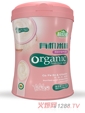 超級冠鈣鐵鋅有機營養(yǎng)米粉