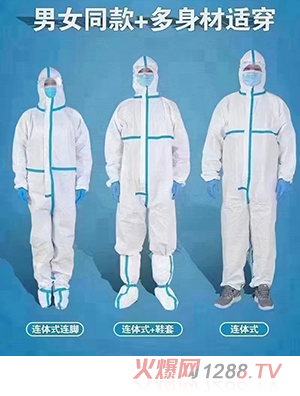 防護服 男女同款+多身材適穿