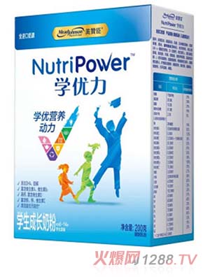 美贊臣學(xué)優(yōu)力學(xué)生成長奶粉 盒裝
