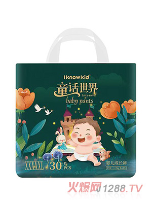 我懂寶寶童話世界成長褲XXXXXL